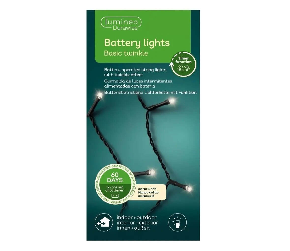 Lumineo durawise twinkle lights top