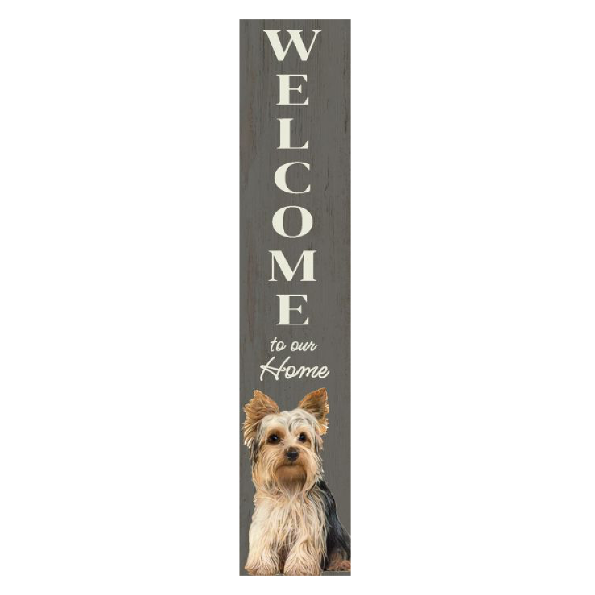 Yorkie Welcome sign THE OUTER BANKS CHRISTMAS SHOP