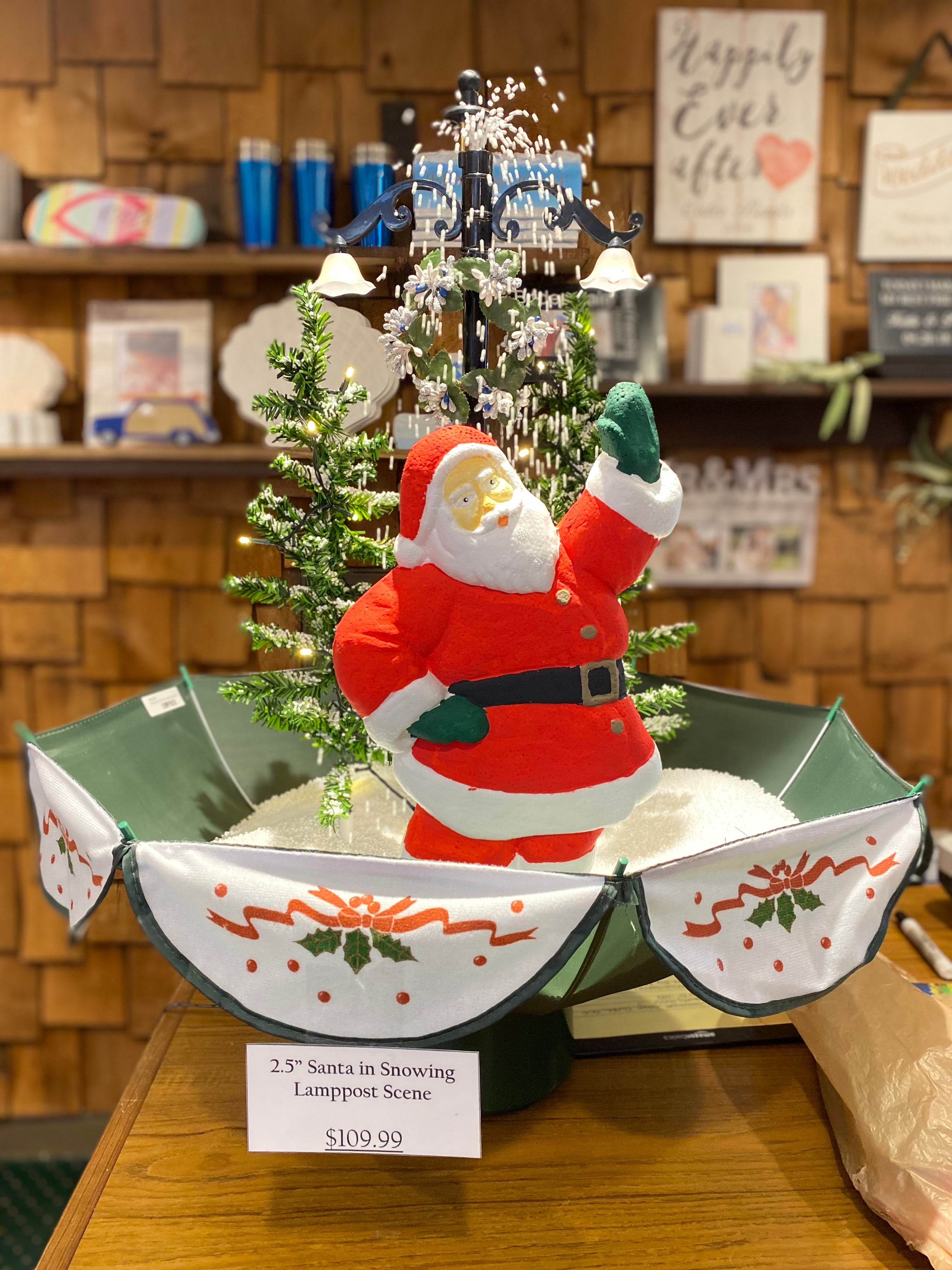 Umbrella christmas sale tree