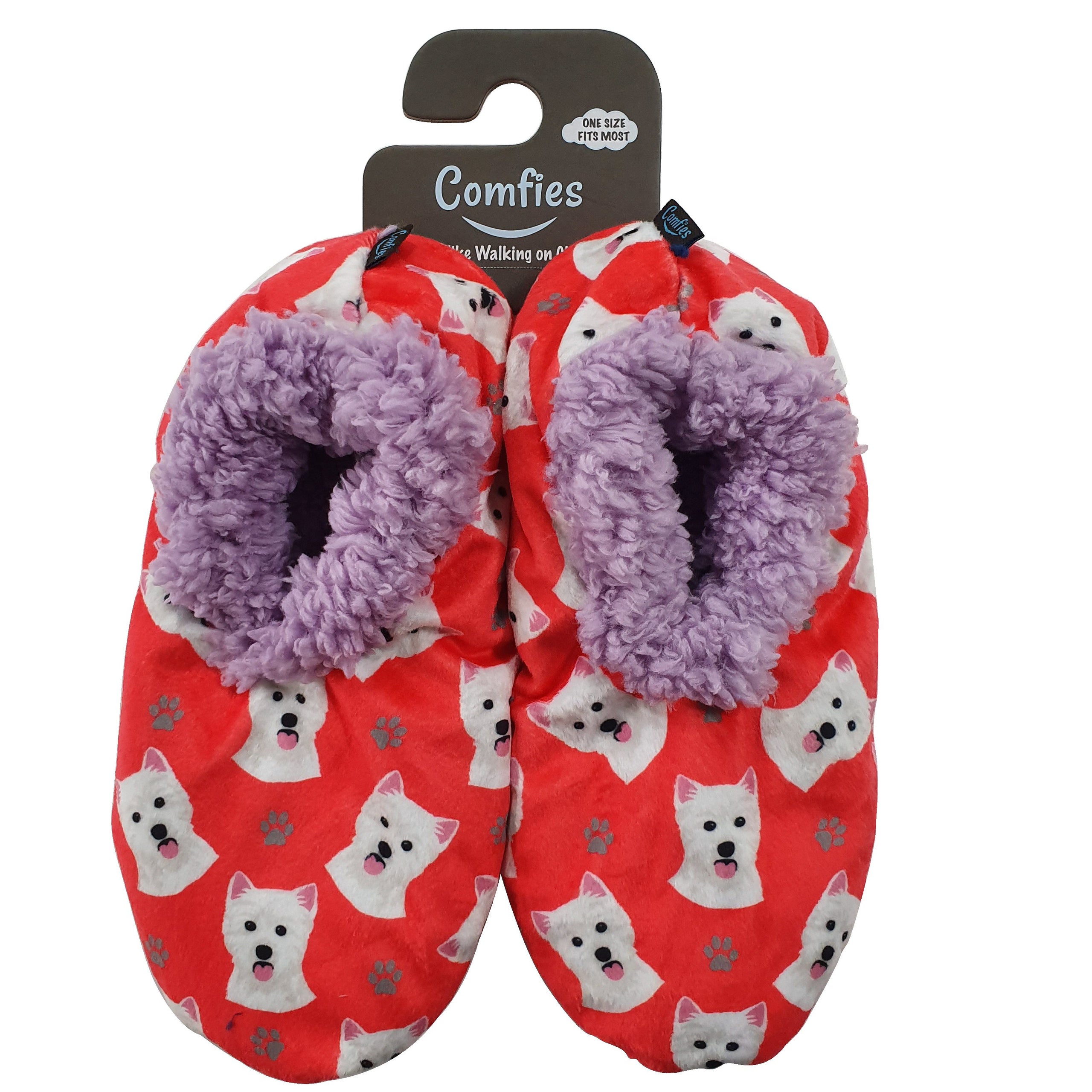 West highland terrier slippers sales