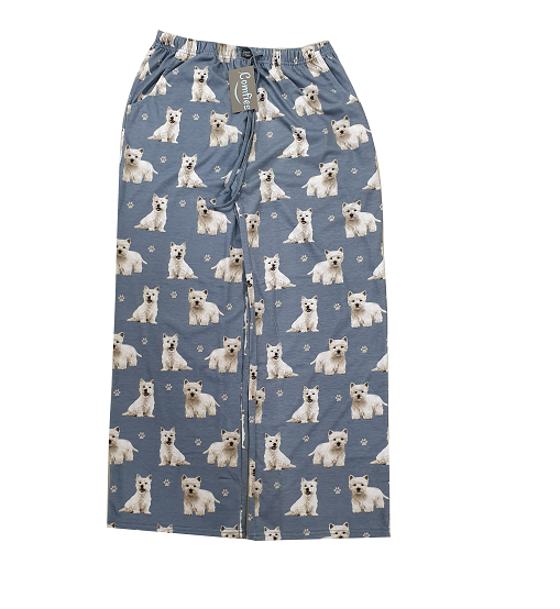 Westie Pajama Bottoms THE OUTER BANKS CHRISTMAS SHOP